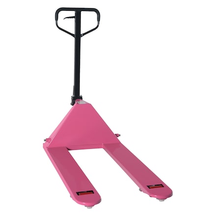 Vestil Pink Pallet Truck, 5.5K, 27 x 48 PM5-2748-PINK